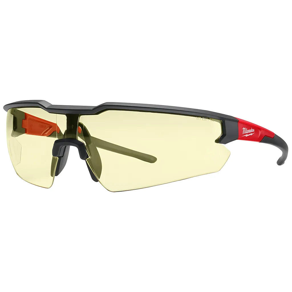 Safety Glasses - Yellow Anti-Scratch Lenses (Polybag)-Milwaukee-48-73-2101-10542