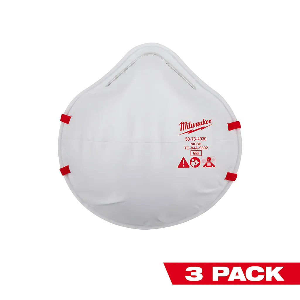 3Pk N95 Respirator-Milwaukee-48-73-4032-5975