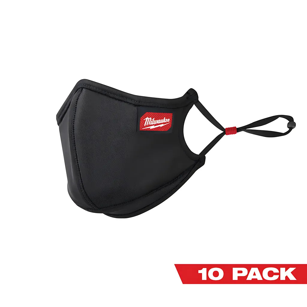 10Pk L/Xl 3-Layer Performance Face Mask-Milwaukee-48-73-4239-4160