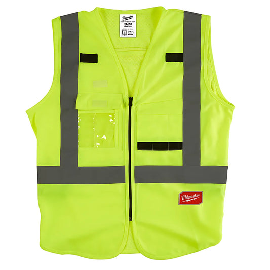 High Visibility Yellow Safety Vest - S/M-Milwaukee-48-73-5021-8457