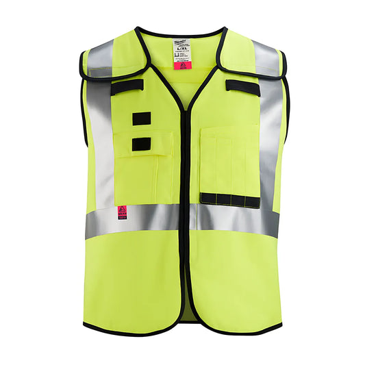 Ar/Fr Cat. 1 Class 2 Breakaway High Visibility Yellow Safety Vest - S/M (Ansi/Csa)-Milwaukee-48-73-5311-7178