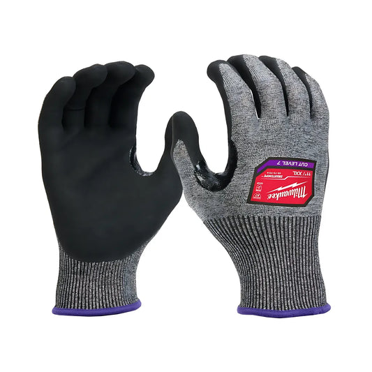 Cut Level 7 High-Dexterity Nitrile Dipped Gloves - Xxl-Milwaukee-48-73-7014B-994