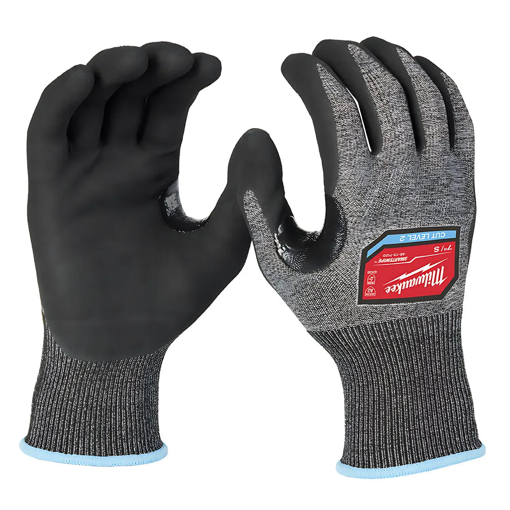 Cut Level 2 High-Dexterity Nitrile Dipped Gloves - S-Milwaukee-48-73-7120-823