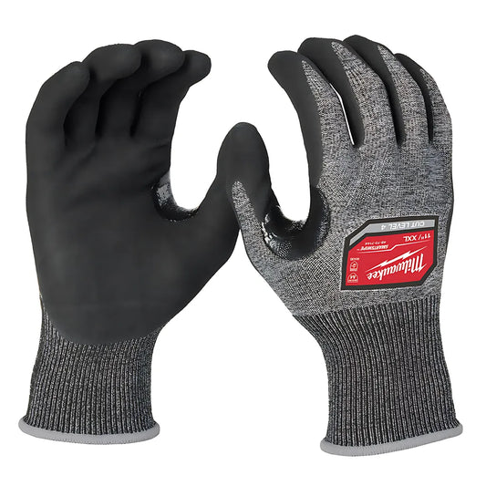 Cut Level 4 High-Dexterity Nitrile Dipped Gloves - Xxl-Milwaukee-48-73-7144E-912