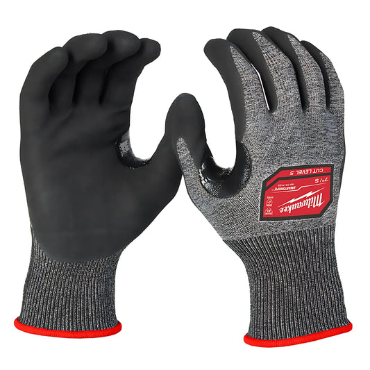 Cut Level 5 High-Dexterity Nitrile Dipped Gloves - S-Milwaukee-48-73-7150-946