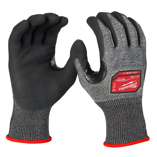 Cut Level 5 High-Dexterity Nitrile Dipped Gloves - Xxl-Milwaukee-48-73-7154-952