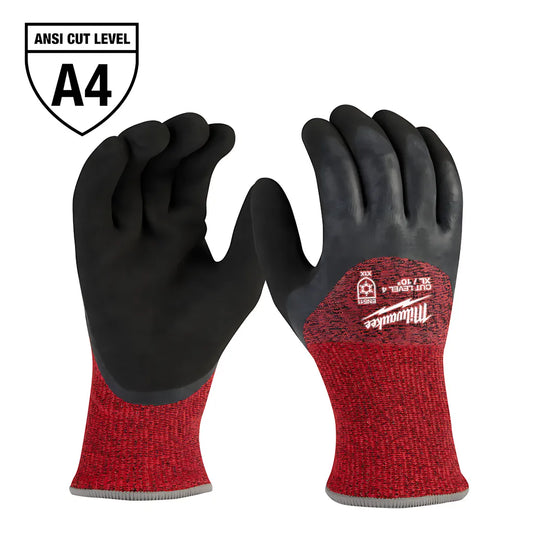 Cut Level 4 Winter Dipped Gloves - Xl-Milwaukee-48-73-7943B-927