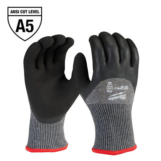 Cut Level 5 Winter Dipped Gloves - M-Milwaukee-48-73-7951B-968