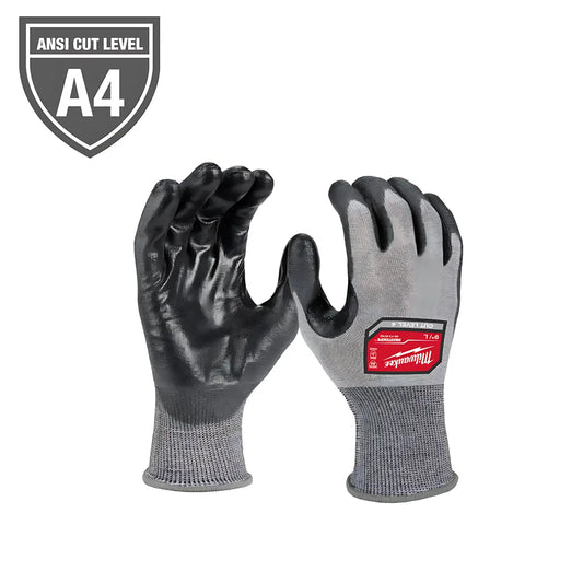 Cut Level 4 High Dexterity Polyurethane Dipped Gloves - S-Milwaukee-48-73-8740-898