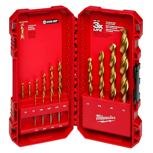 Thunderbolt® Titanium Drill Bit Set  14Pc-Milwaukee-48-89-0011-11956