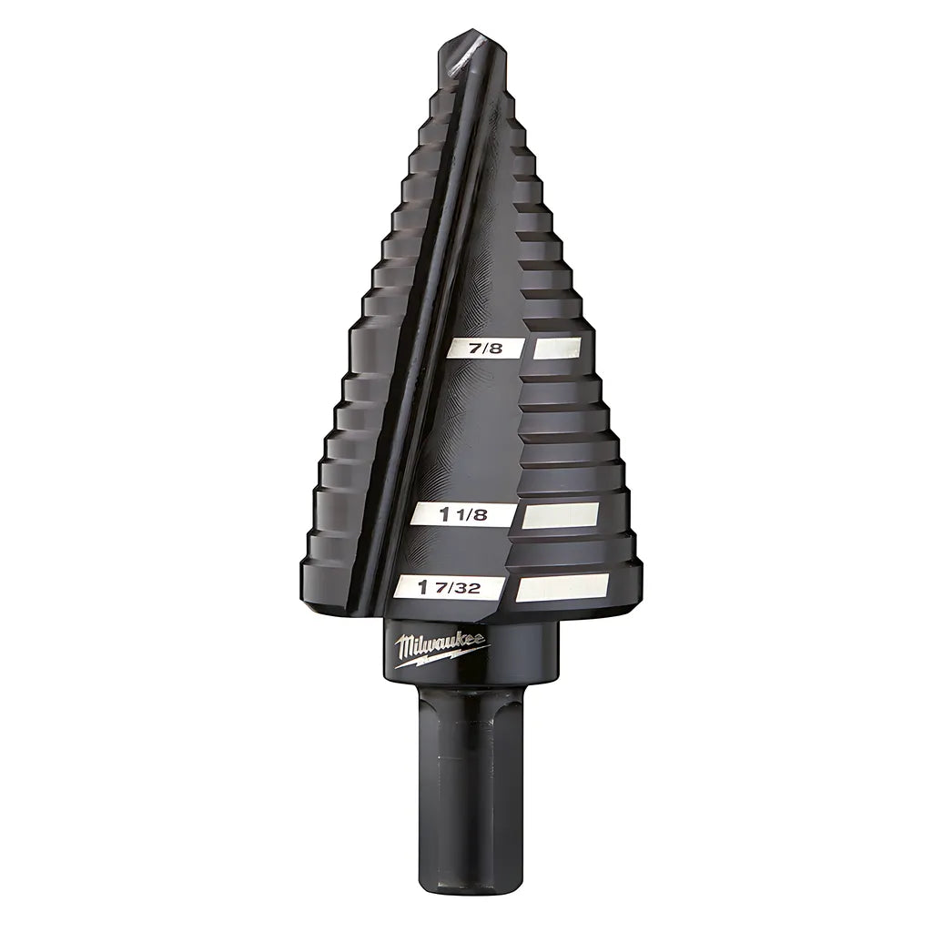 #11 Step Drill Bit, 7/8 In. To 1-7/32 In.-Milwaukee-48-89-9211-3484