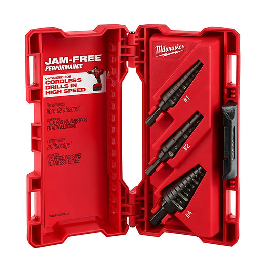 3-Piece Step Drill Bit Set-Milwaukee-48-89-9221-5973