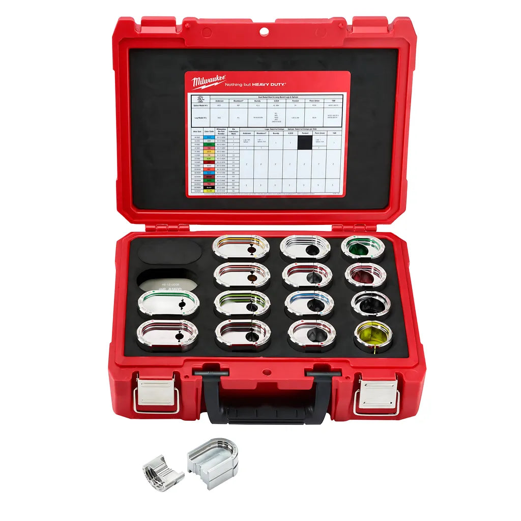 Exact #6 - 750 Mcm Aluminum 12T U-Style Die Kit-Milwaukee-49-12-KITA-7834