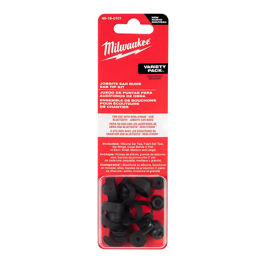 Jobsite Earbuds Ear Tip Kit-Milwaukee-49-16-0101-8606