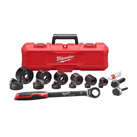 Exact 1/2 In. To 2 In. Hand Ratchet Knockout Set-Milwaukee-49-16-2694-7849