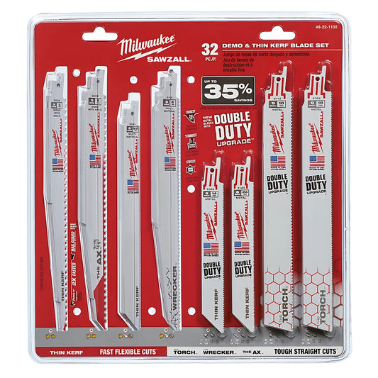 Mega Sawzall® Blade Kit (32-Piece)-Milwaukee-49-22-1132-10061