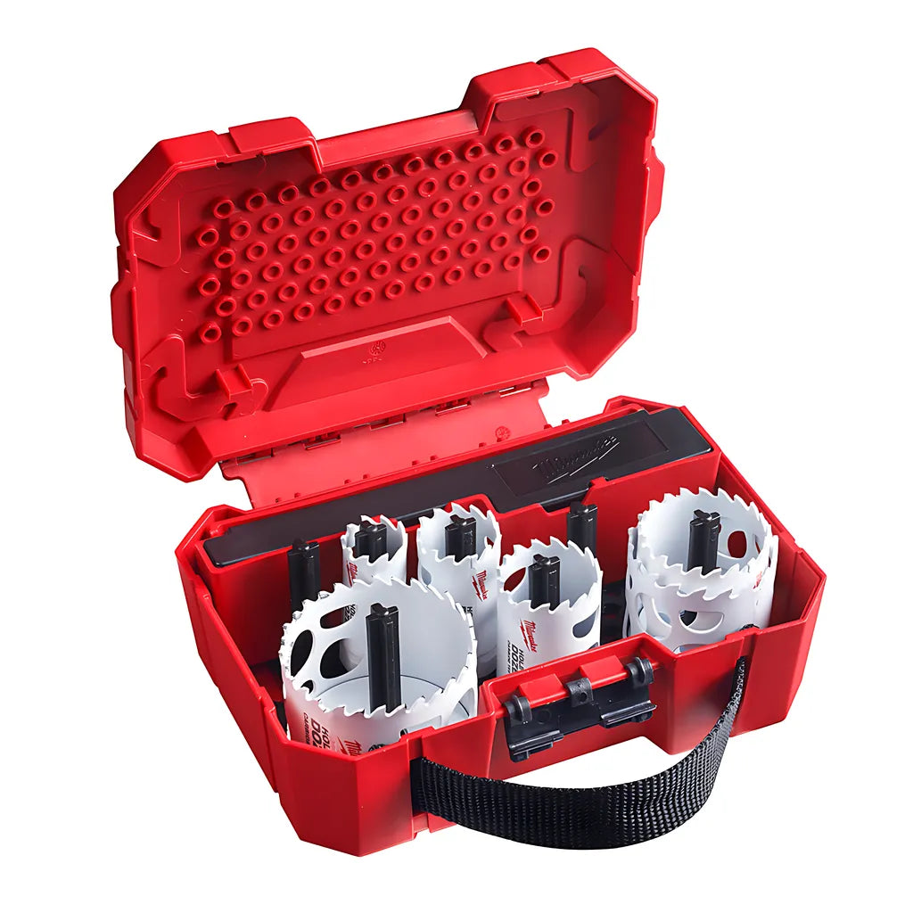 10 Pc Hole Dozer With Carbide Teeth Electrcian'S Hole Saw Kit-Milwaukee-49-22-3084-4052