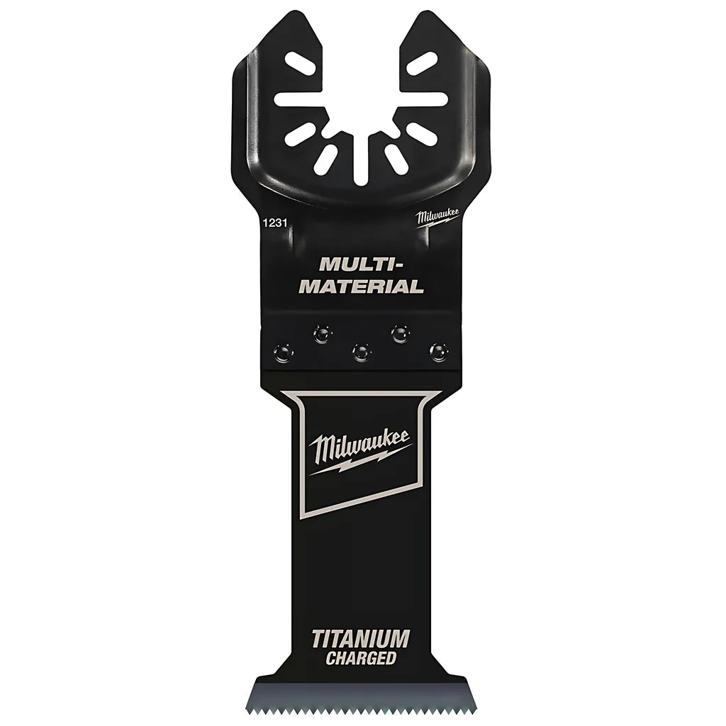 Milwaukee® Open-Lok 1-3/8" Titanium Charged Bi-Metal Multi-Material Multi-Tool Blades 25Pk-Milwaukee-49-25-1238-10133