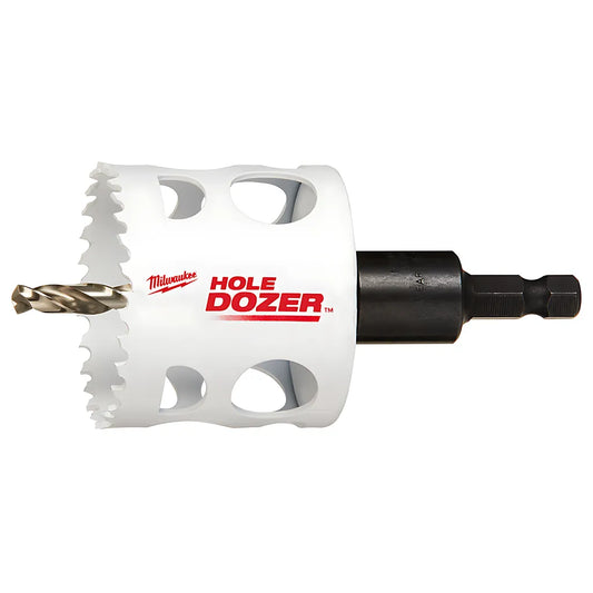 2-1/8" Hole Dozer Bi-Metal Hole Saw With Arbor-Milwaukee-49-56-9668-5218