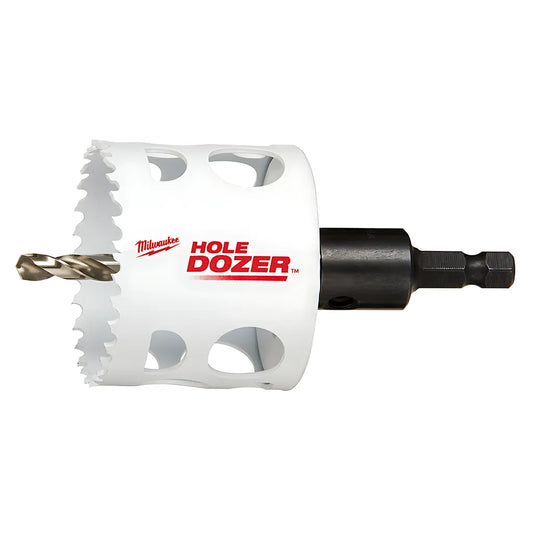 2-1/4" Hole Dozer Bi-Metal Hole Saw With Arbor-Milwaukee-49-56-9680-5198