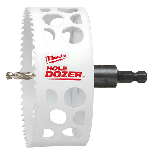 4-1/2" Hole Dozer Bi-Metal Hole Saw With Arbor-Milwaukee-49-56-9689-6108