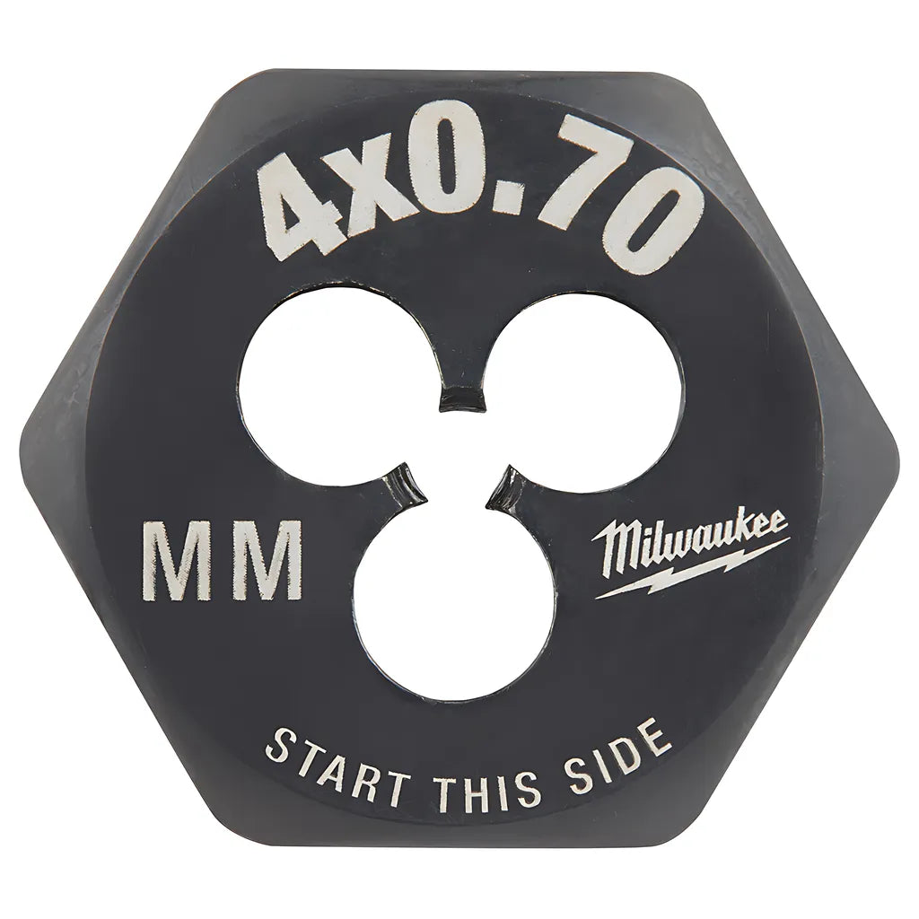 M4-0.70 Mm 1-Inch Hex Threading Die-Milwaukee-49-57-5319-9997