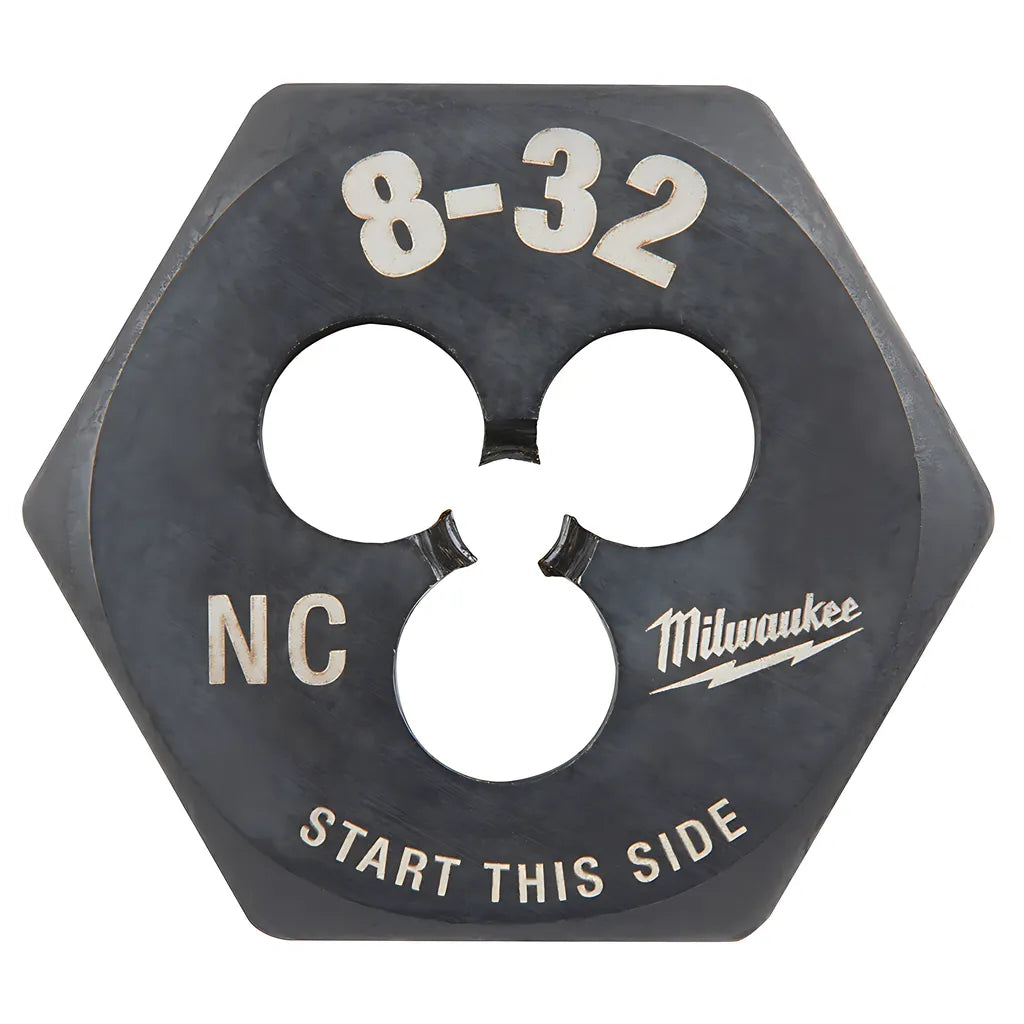 8-32 Nc 1-Inch Hex Threading Die-Milwaukee-49-57-5321-6924