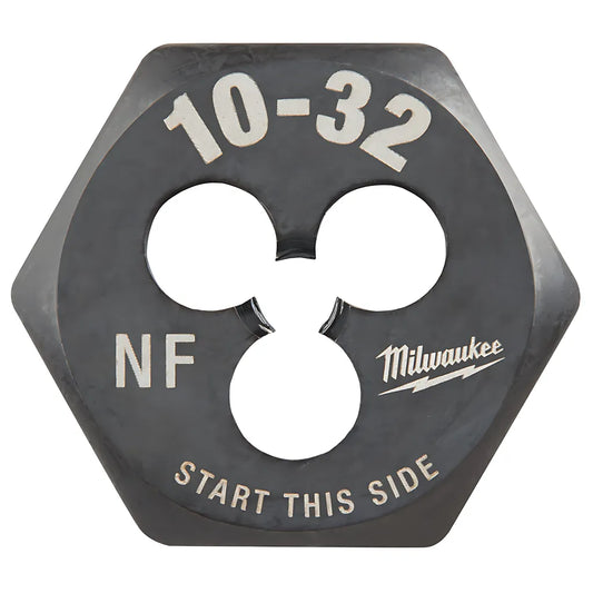 10-32 Nf 1-Inch Hex Threading Die-Milwaukee-49-57-5327-4127