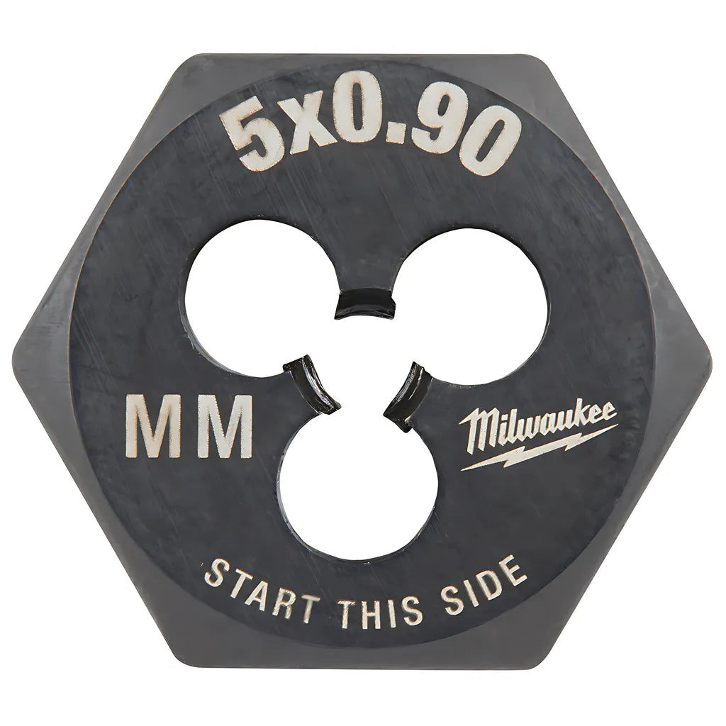 M5-0.90 Mm 1-Inch Hex Threading Die-Milwaukee-49-57-5328-10005