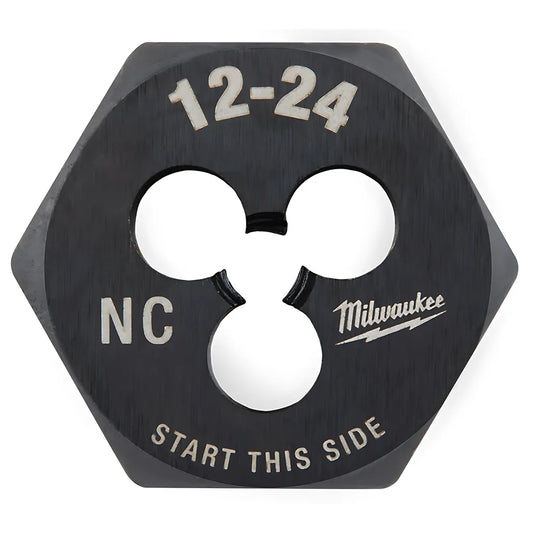 12-24 Nc 1-Inch Hex Threading Die-Milwaukee-49-57-5330-4539