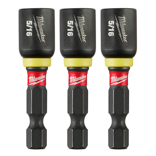 Shockwave Impact Duty 5/16 X 1-7/8 Magnetic Nut Driver 3Pk-Milwaukee-49-66-4523-10985