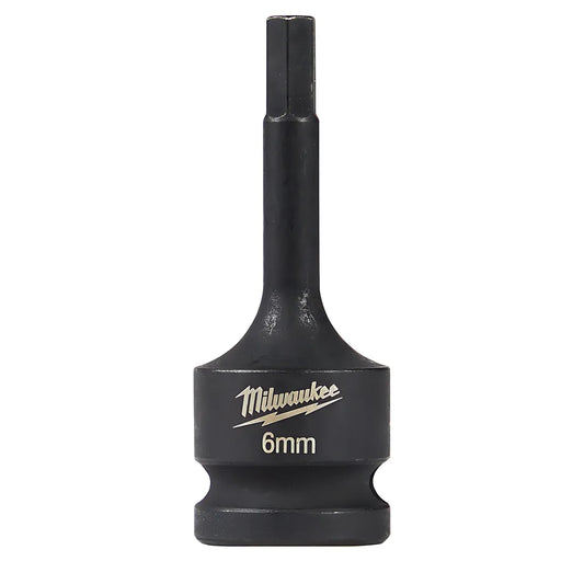 Shockwave Lineman'S 1/2 In. Drive - 6Mm Hex Bit Socket-Milwaukee-49-66-5146-11748