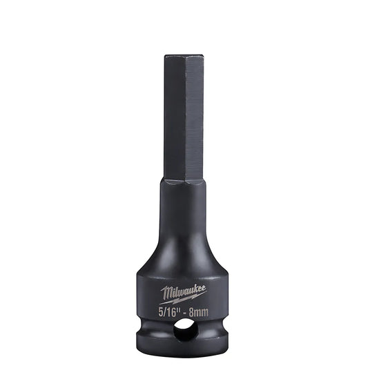 Shockwave Lineman'S 3/8 In. Drive 5/16 In. - 8Mm Hex Bit Socket-Milwaukee-49-66-5151-11760