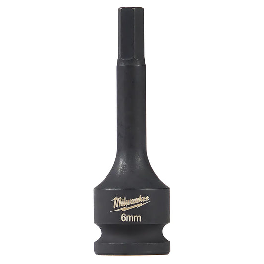 Shockwave Lineman'S 3/8 In. Drive - 6Mm Hex Bit Socket-Milwaukee-49-66-5156-11758