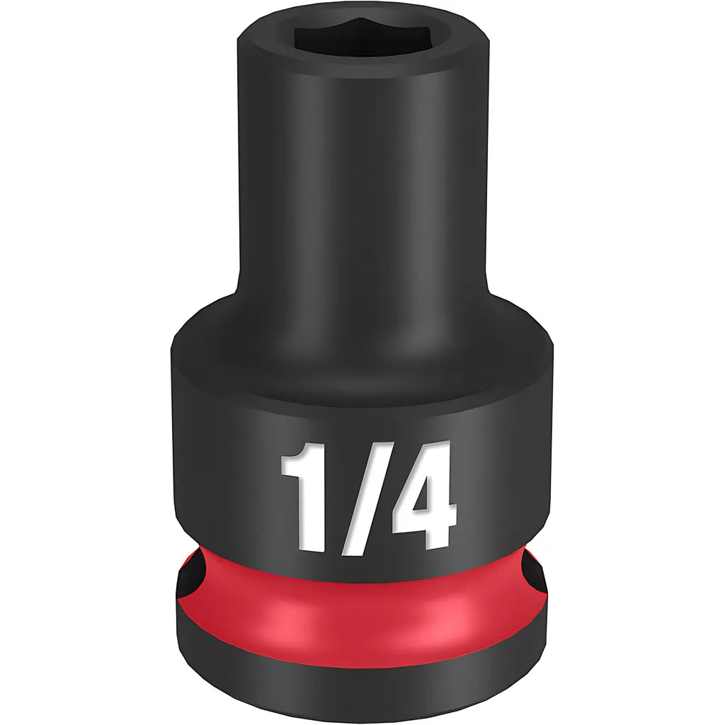 Shockwave Impact Duty 3/8" Drive 1/4" Standard 6 Point Socket-Milwaukee-49-66-6100-11581