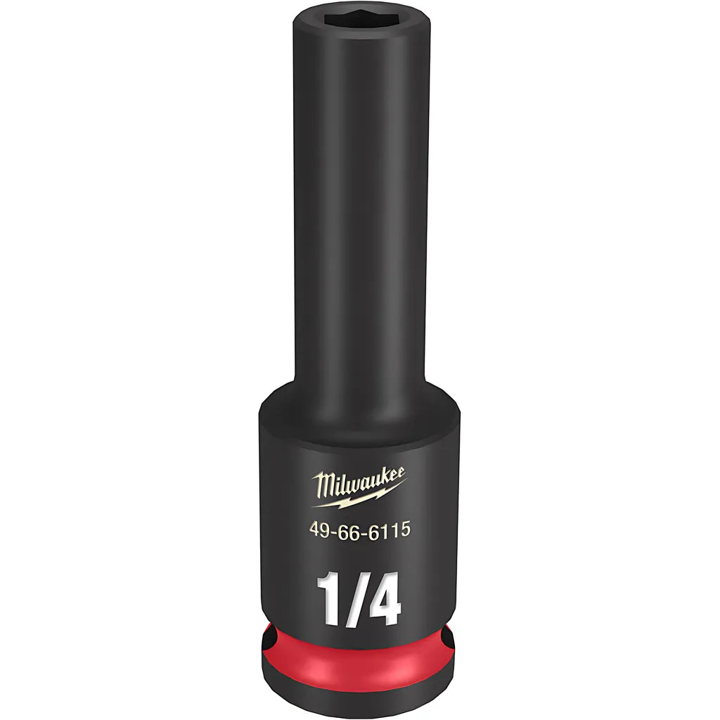 Shockwave Impact Duty 3/8" Drive 1/4" Deep 6 Point Socket-Milwaukee-49-66-6115-11579