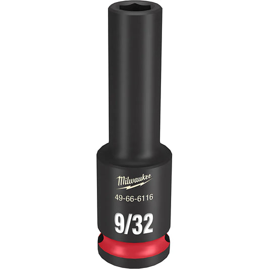 Shockwave Impact Duty 3/8" Drive 9/32" Deep 6 Point Socket-Milwaukee-49-66-6116-11643