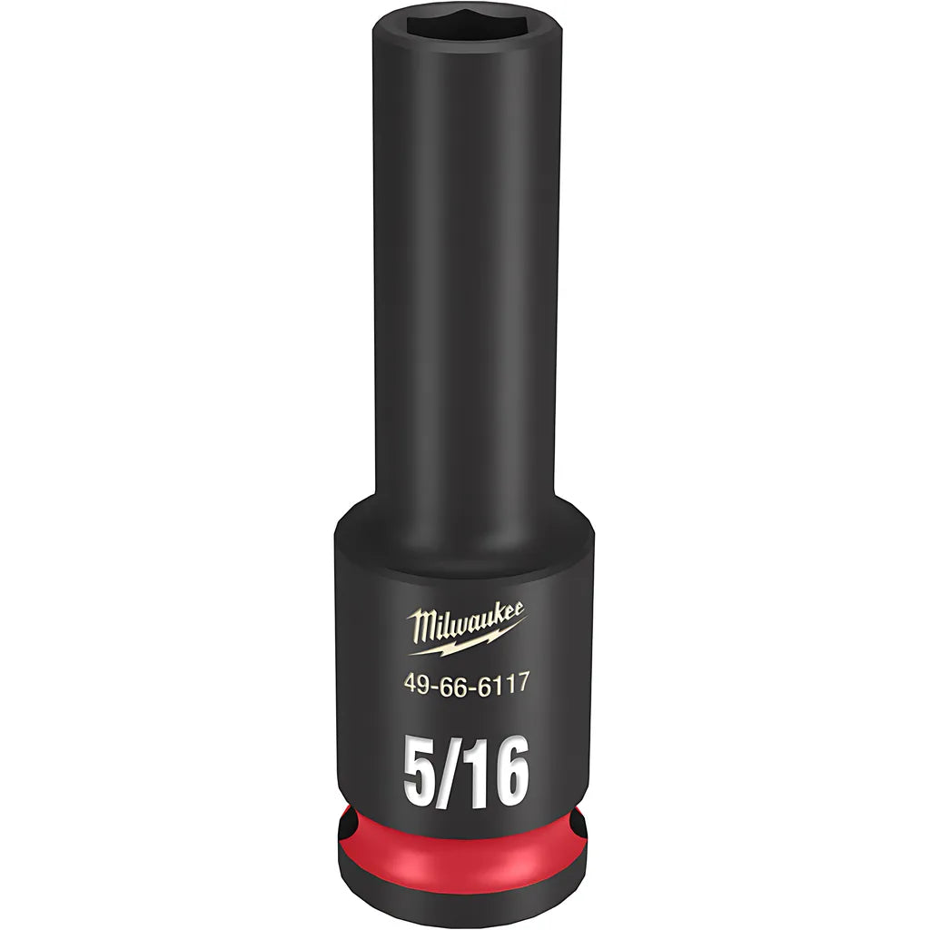 Shockwave Impact Duty 3/8" Drive 5/16" Deep 6 Point Socket-Milwaukee-49-66-6117-11626