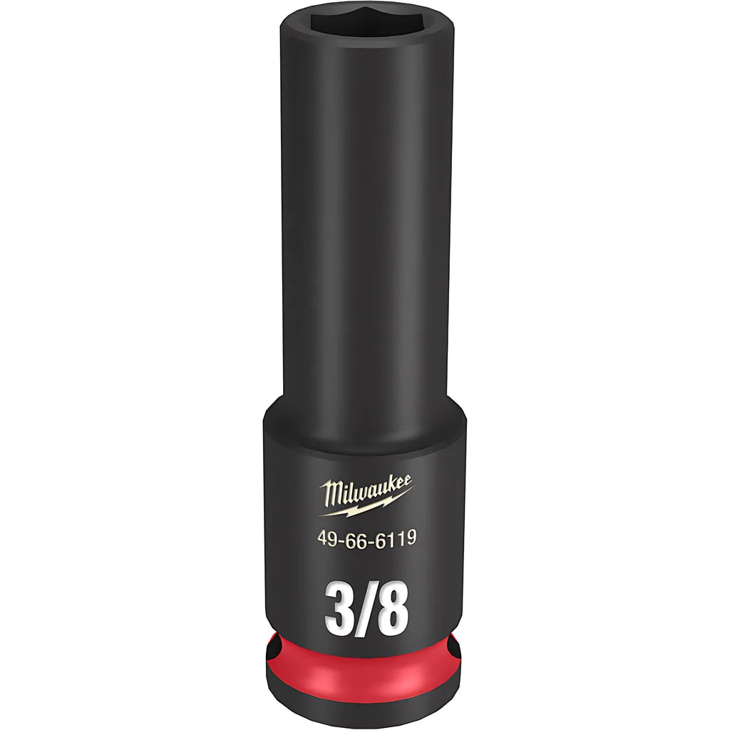 Shockwave Impact Duty 3/8" Drive 3/8" Deep 6 Point Socket-Milwaukee-49-66-6119-11623