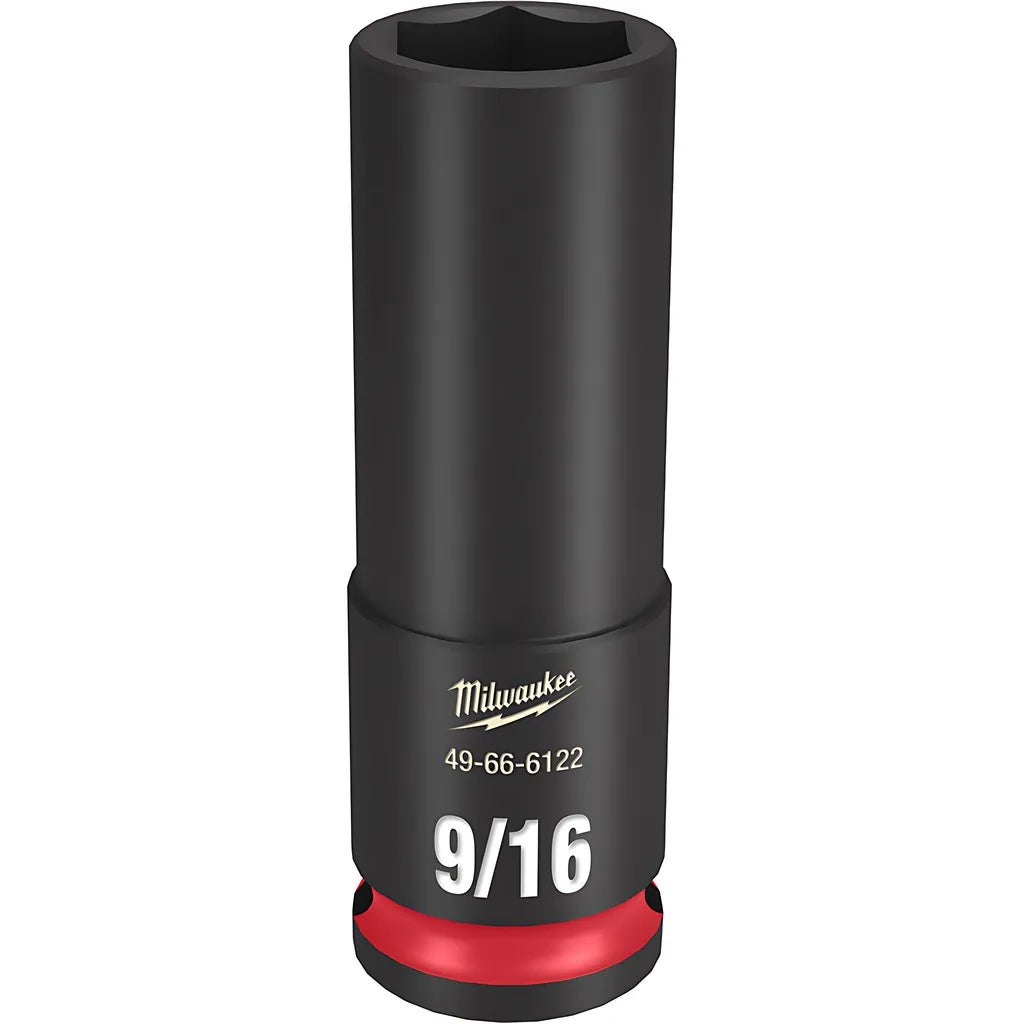 Shockwave Impact Duty 3/8" Drive 9/16" Deep 6 Point Socket-Milwaukee-49-66-6122-11641