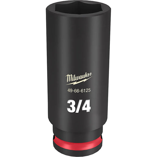 Shockwave Impact Duty 3/8" Drive 3/4" Deep 6 Point Socket-Milwaukee-49-66-6125-11622