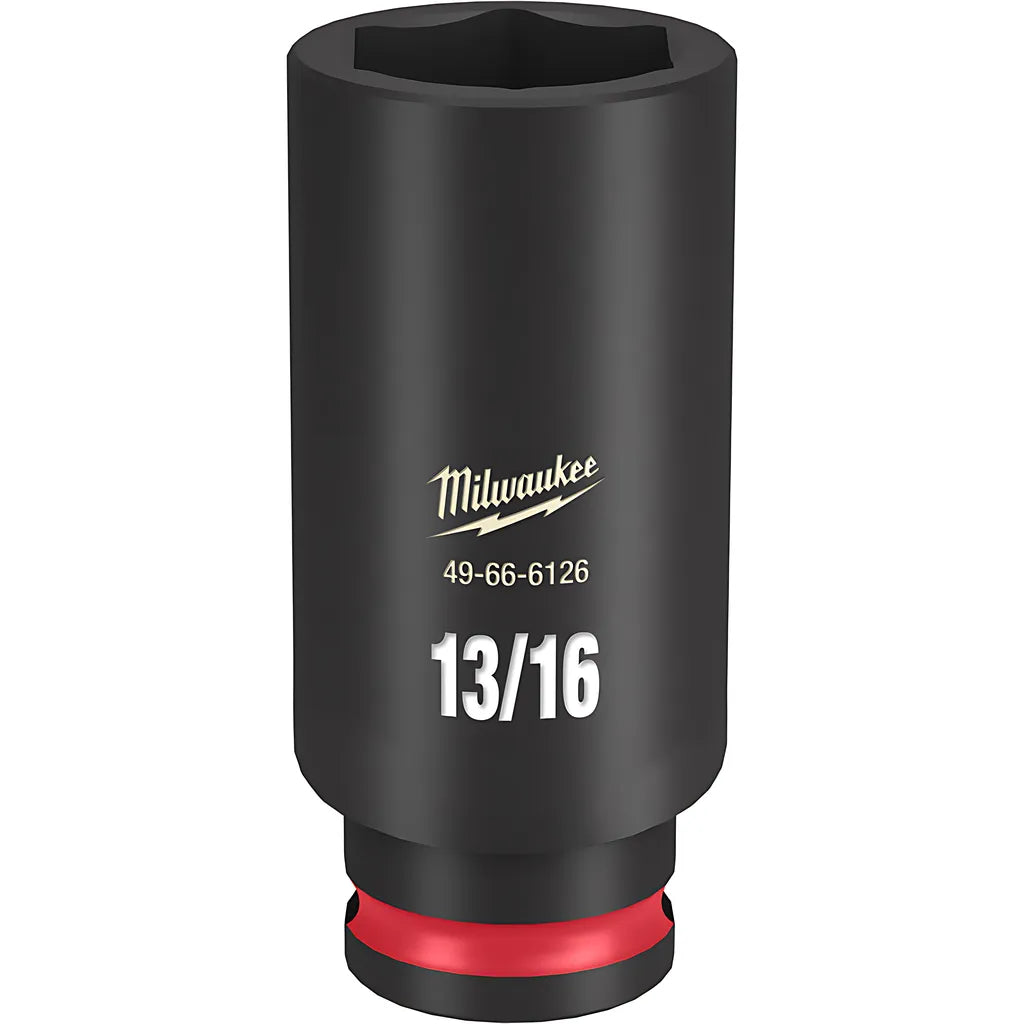 Shockwave Impact Duty 3/8" Drive 13/16" Deep 6 Point Socket-Milwaukee-49-66-6126-11593