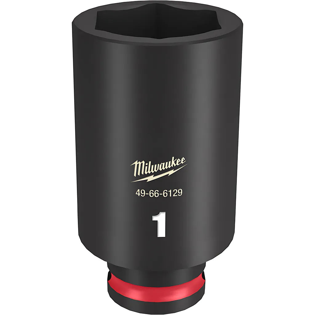 Shockwave Impact Duty 3/8" Drive 1" Deep 6 Point Socket-Milwaukee-49-66-6129-11574