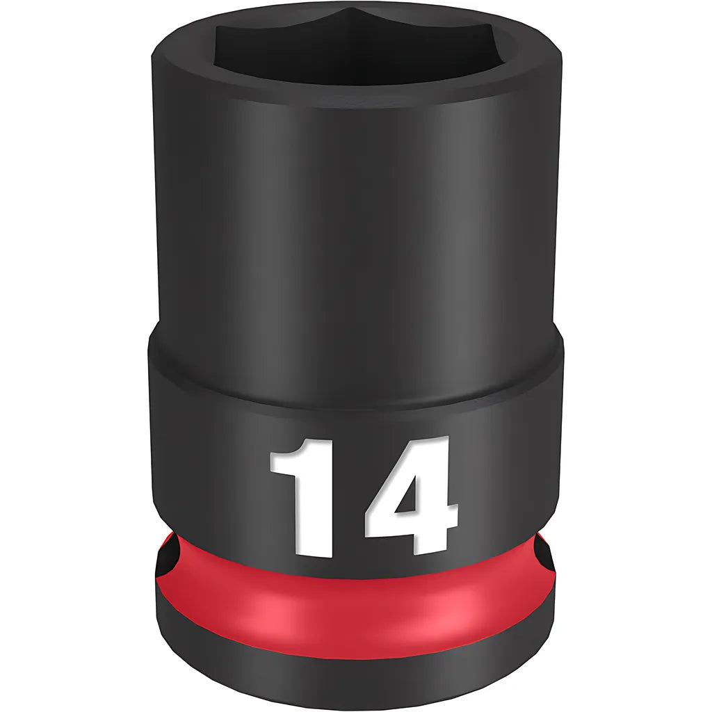 Shockwave Impact Duty 3/8" Drive 14Mm Standard 6 Point Socket-Milwaukee-49-66-6138-11598