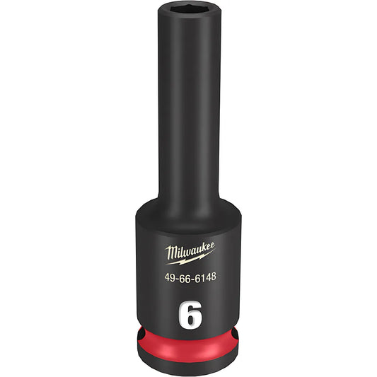 Shockwave Impact Duty 3/8" Drive 6Mm Deep 6 Point Socket-Milwaukee-49-66-6148-11631