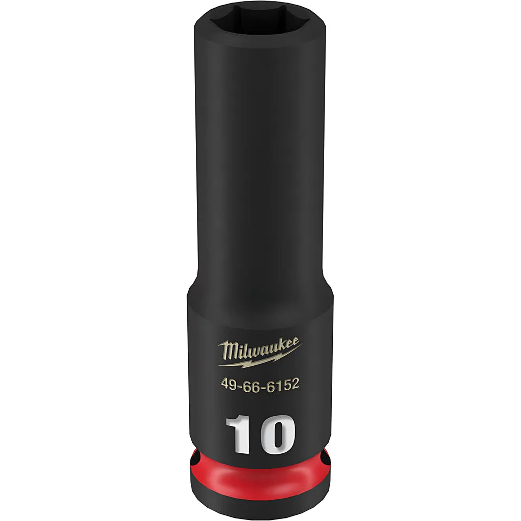 Shockwave Impact Duty 3/8" Drive 10Mm Deep 6 Point Socket-Milwaukee-49-66-6152-11583