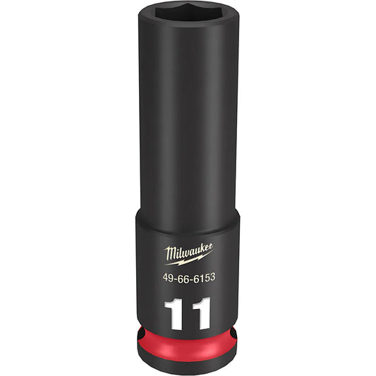 Shockwave Impact Duty 3/8" Drive 11Mm Deep 6 Point Socket-Milwaukee-49-66-6153-11589