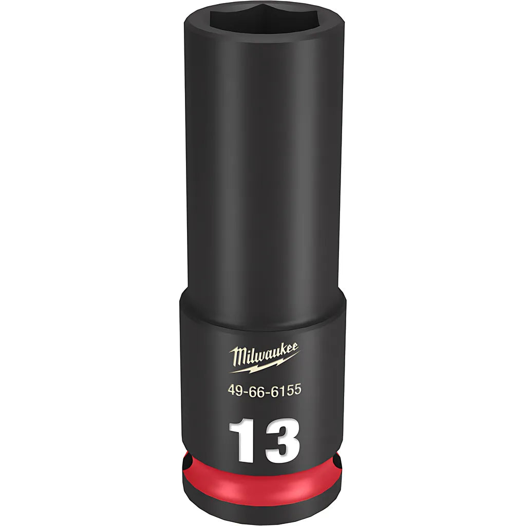 Shockwave Impact Duty 3/8" Drive 13Mm Deep 6 Point Socket-Milwaukee-49-66-6155-11595