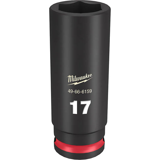 Shockwave Impact Duty 3/8" Drive 17Mm Deep 6 Point Socket-Milwaukee-49-66-6159-11605