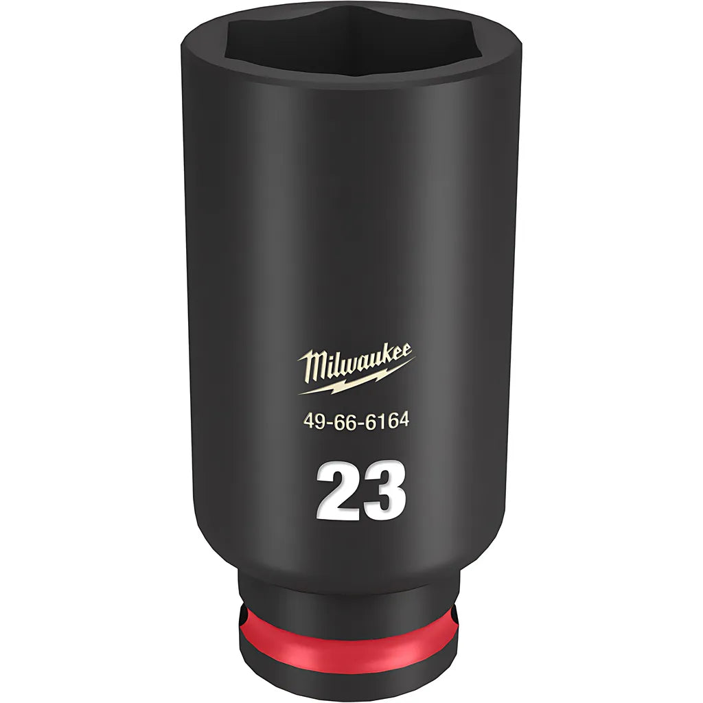 Shockwave Impact Duty 3/8" Drive 23Mm Deep 6 Point Socket-Milwaukee-49-66-6164-11617